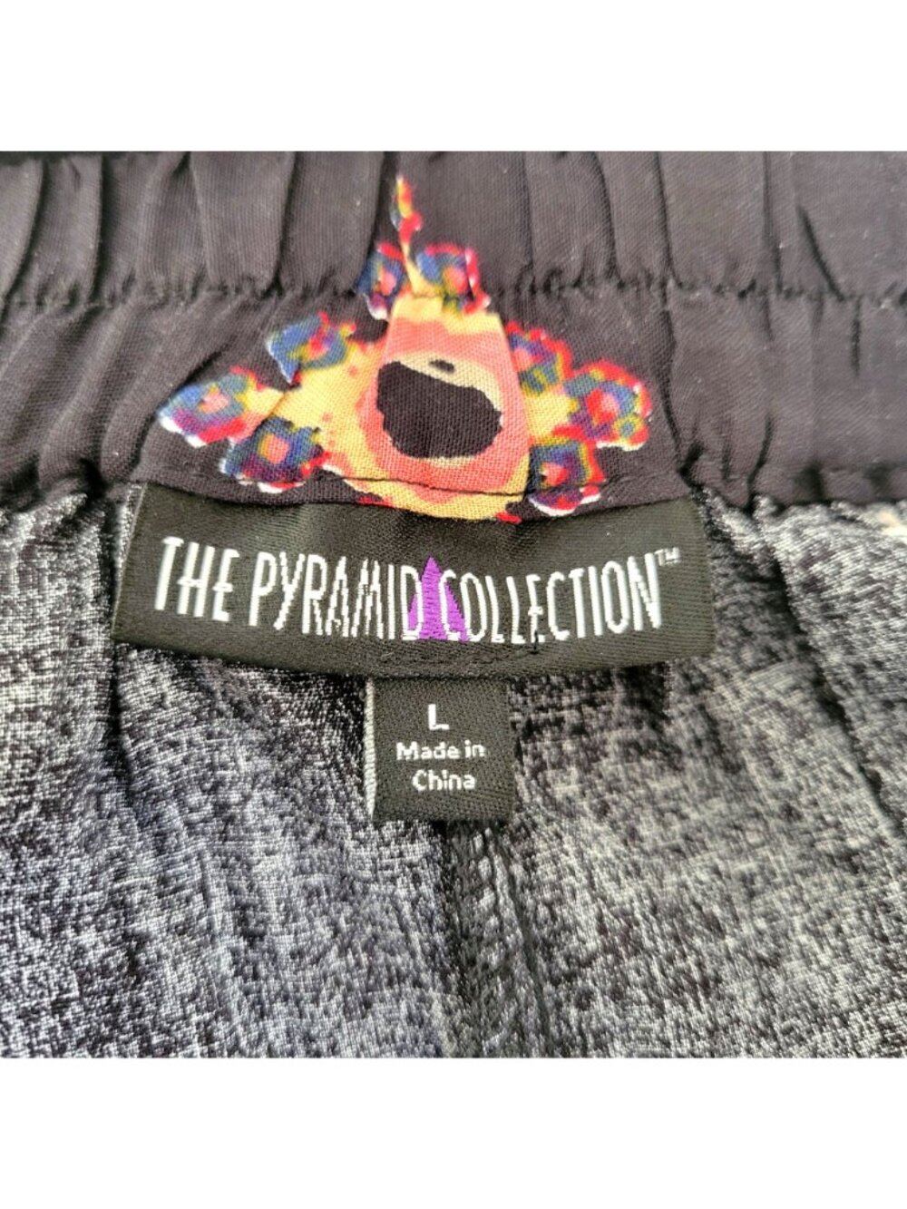 The Pyramid Collection Boho Ruffled Maxi Skirt Large Multicolor Rayon - Picture 3 of 7
